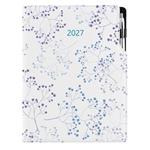 Diár DESIGN denný A4 2027 poľský - Lúčne kvety