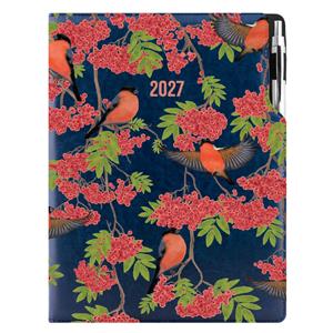 Diár DESIGN denný A4 2027 poľský - modrá - Hýľ