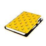 Diár DESIGN denný A4 2027 - žltá - Námorník - kotvy