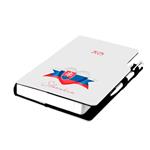 Diár DESIGN denný A5 2025 český - biela - Slovensko - vlajka