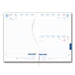 Diár DESIGN denný A5 2026 slovenský - modrá - Mustang