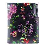 Diár DESIGN denný A5 2027 český - čierna - Kvety