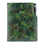 Diár DESIGN denný A5 2027 český - čierná - Papraď