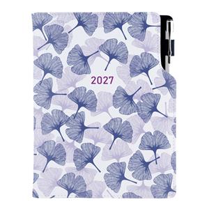 Diár DESIGN denný A5 2027 český - Ginkgo