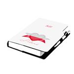 Diár DESIGN denný A5 2027 poľský - biela - Poľsko - vlajka