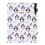 Diár DESIGN denný A5 2027 slovenský - Tučniak