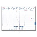 Diár DESIGN denný B5 2026 poľský - modrá - papagáj