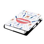 Diár DESIGN denný B6 2026 český - biela - zubár