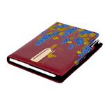 Diár DESIGN denný B6 2026 český - bordová - Víno