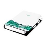 Diár DESIGN denný B6 2026 polský - biela - hory