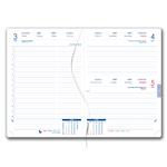 Diár DESIGN denný B6 2026 poľský - Pivonka