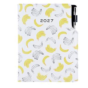 Diár DESIGN denný B6 2027 poľský - Banán