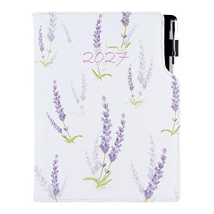 Diár DESIGN denný B6 2027 poľský - Levanduľa
