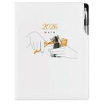 Diár DESIGN týždenný A4 2026 poľský - KADERNÍCKY Hair