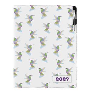 Diár DESIGN týždenný A4 2027 - Kolibrík