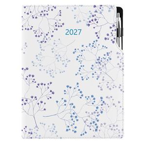 Diár DESIGN týždenný A4 2027 - Lúčne kvety