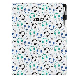 Diár DESIGN týždenný A4 2027 - Music