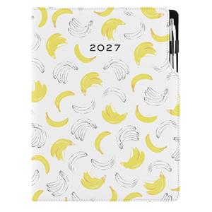 Diár DESIGN týždenný A4 2027 poľský - Banán