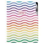 Diár DESIGN týždenný A4 2027 poľský - Farby