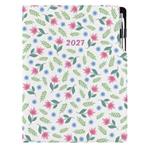Diár DESIGN týždenný A4 2027 poľský - Jarné kvety