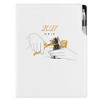 Diár DESIGN týždenný A4 2027 poľský - KADERNÍCKY Hair