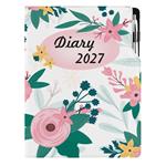 Diár DESIGN týždenný A4 2027 poľský - Kvety