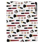 Diár DESIGN týždenný A4 2027 poľský - Make up