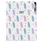 Diár DESIGN týždenný A4 2027 poľský - Pierka