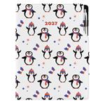 Diár DESIGN týždenný A4 2027 poľský - Tučniak