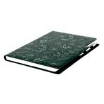 Diár DESIGN týždenný A4 2027 - zelená - Kvety