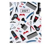 Diár DESIGN týždenný A5 2027 poľský - KADERNÍCKY Barber