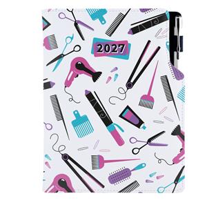 Diár DESIGN týždenný A5 2027 poľský - KADERNÍCKY Hairdresser