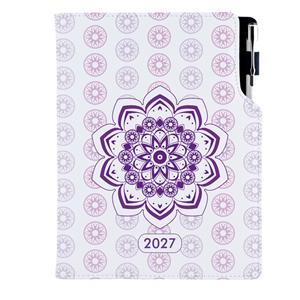 Diár DESIGN týždenný A5 2027 poľský - Mandala fialový