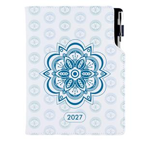 Diár DESIGN týždenný A5 2027 poľský - Mandala modrý