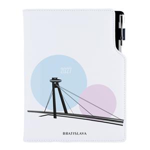 Diár DESIGN týždenný A5 2027 slovenský - Bratislava