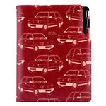 Diár DESIGN týždenný B5 2026 polský - bordová - Maluch