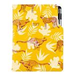 Diár DESIGN týždenný B5 2027 český - žltá - Gepard