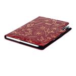 Diár DESIGN týždenný B5 2027 poľský - bordová - kvety