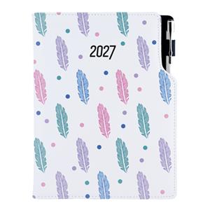 Diár DESIGN týždenný B6 2027 - Pierka