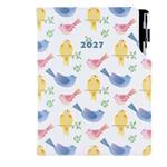 Diár DESIGN týždenný B6 2027 - Vtáky