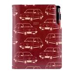 Diár DESIGN týždenný špeciál A5 2027 český - bordová - Maluch