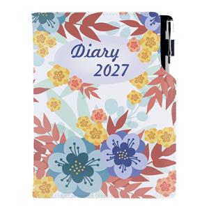 Diár DESIGN týždenný špeciál A5 2027 - Jesenné kvety