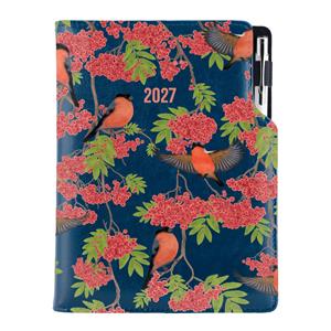 Diár DESIGN týždenný špeciál A5 2027 - modrá - Hýľ