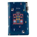 Diár DESIGN týždenný vreckový 2026 polský - modrá - Hotel