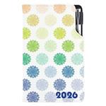 Diár DESIGN týždenný vreckový 2026 slovenský - Mandala farebná