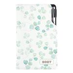 Diár DESIGN týždenný vreckový 2027 český - Akvarel