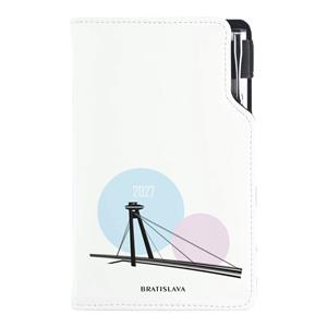 Diár DESIGN týždenný vreckový 2027 český - Bratislava