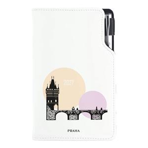 Diár DESIGN týždenný vreckový 2027 český - Praha