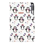 Diár DESIGN týždenný vreckový 2027 český - Tučniak