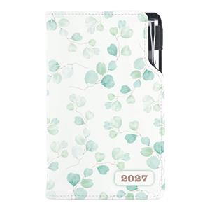 Diár DESIGN týždenný vreckový 2027 poľský - Akvarel